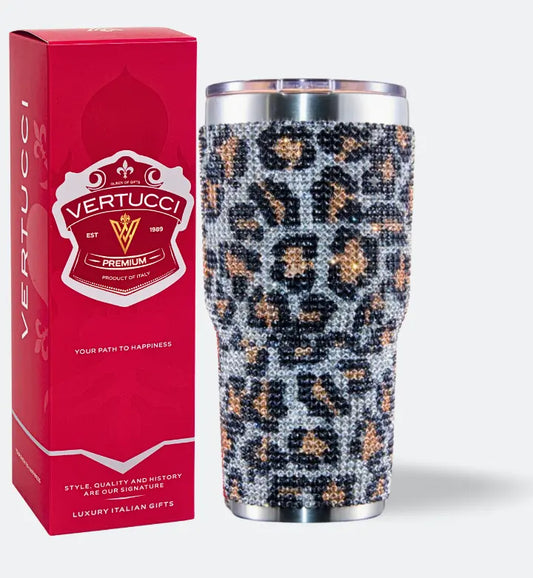 Eleganza Brillante Leopard Luxe Coffe Mug 900ML/30oz